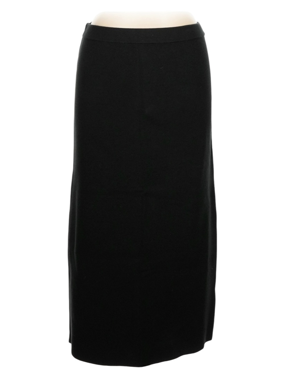 J. Crew Sweater Tube Skirt Size Large Black Office Workwear Business Casual NWT